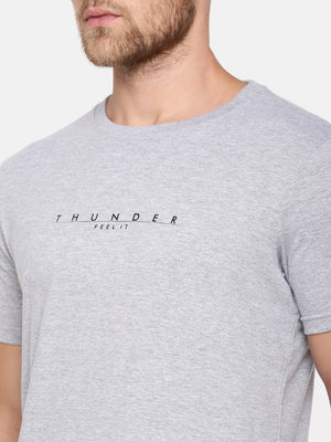The Grey Melange Crew Tee