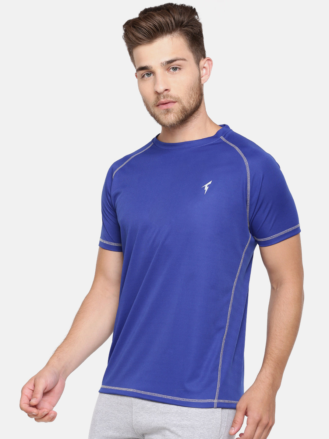 The Raglan Sleeve Athletic Tee - Royal Blue