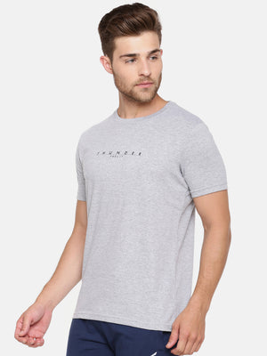 The Grey Melange Crew Tee