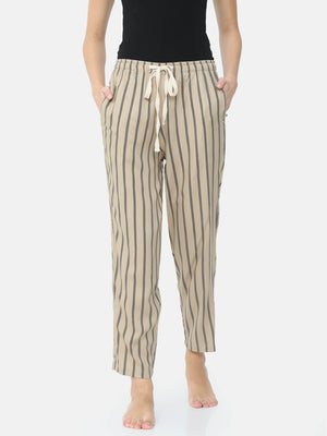 The Creamy Stripes of Life Women PJ Pant