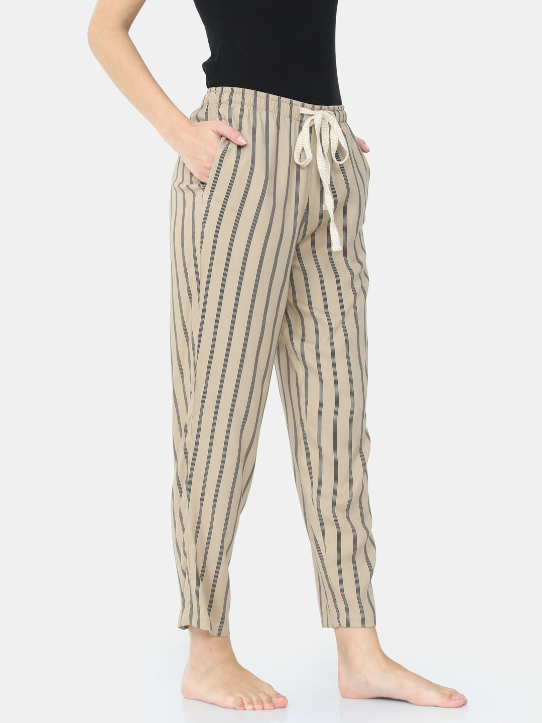 The Creamy Stripes of Life Women PJ Pant