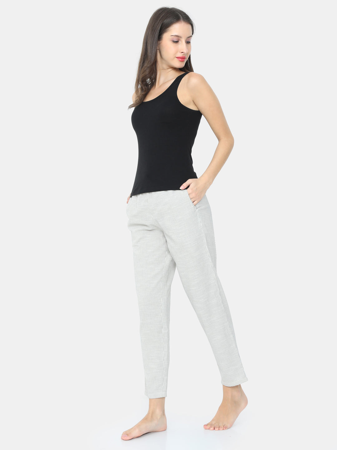 The Small Stripe of Life Women PJ Pant