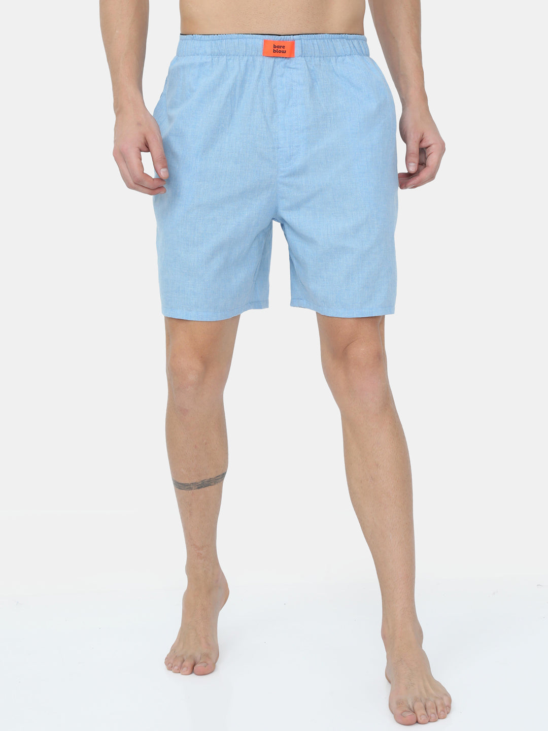 The Light Sky Blue Solid Boxer