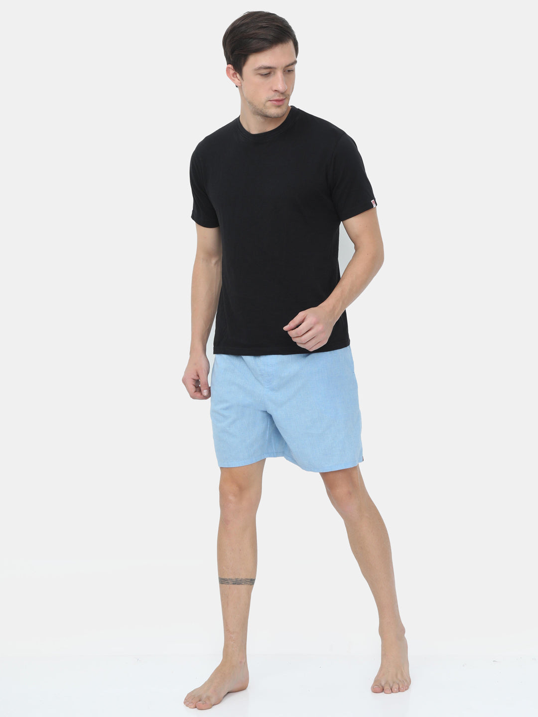 The Light Sky Blue Solid Boxer