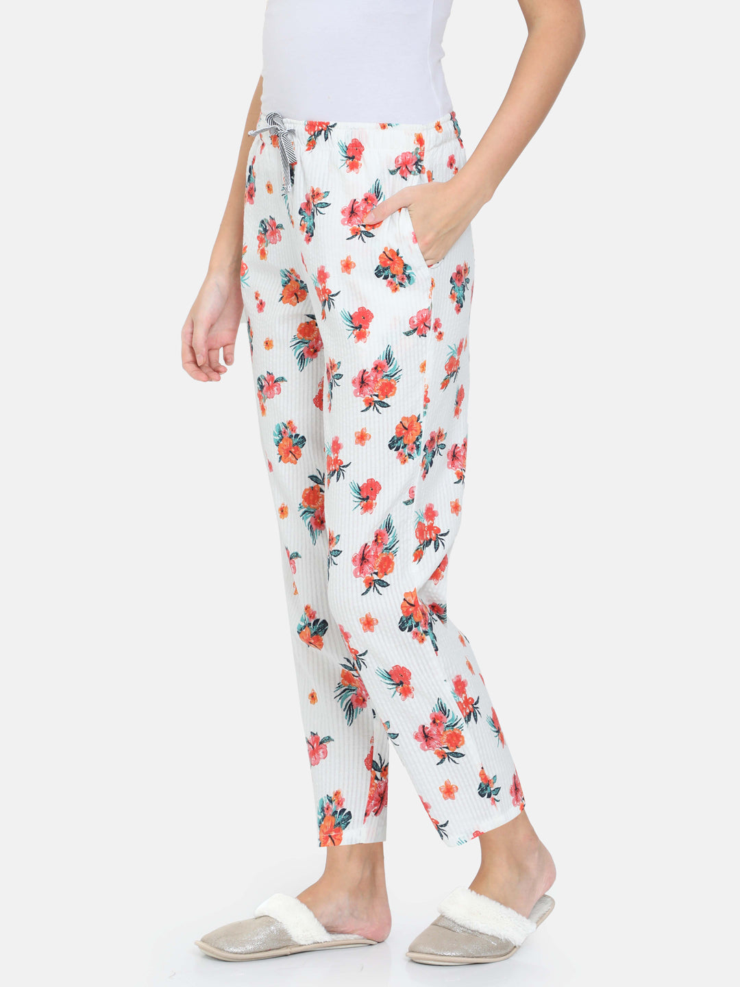 The Blooming Orchid Floral Women PJ Pant