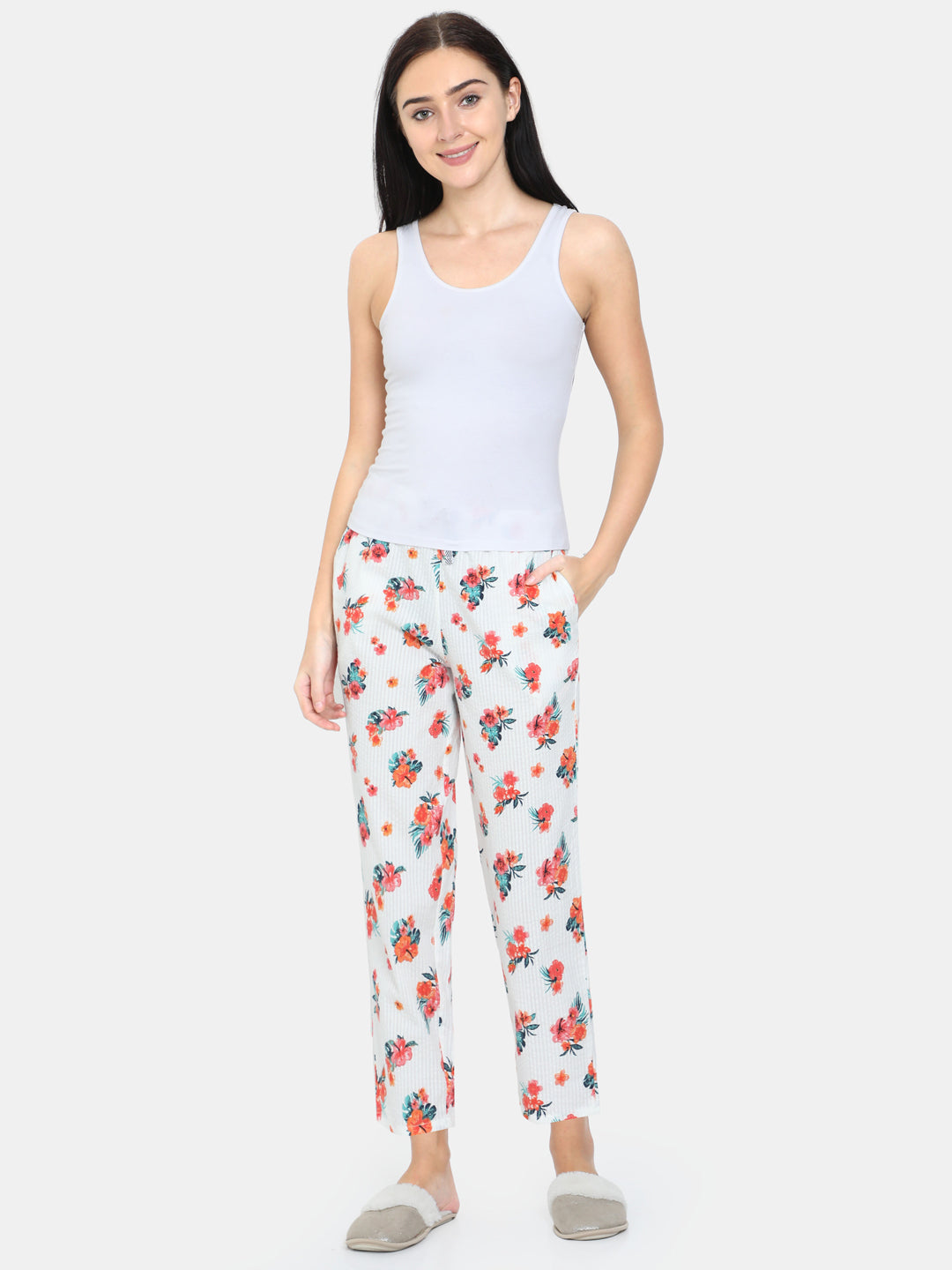 The Blooming Orchid Floral Women PJ Pant