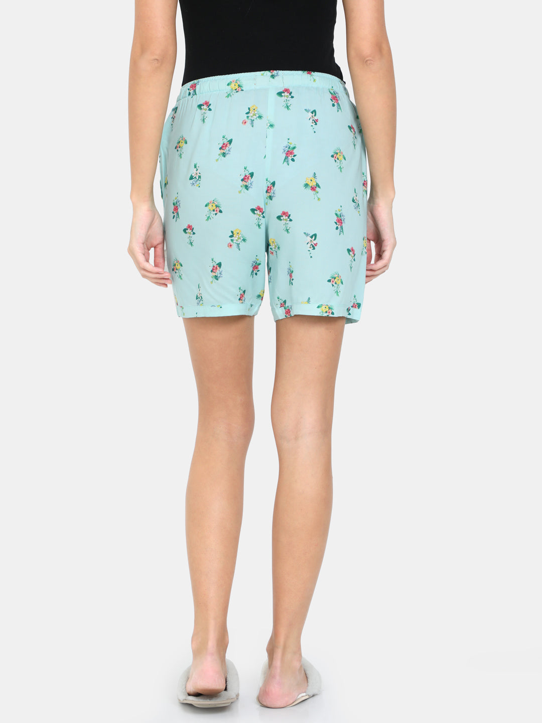 The Blooming Blue Women Summer Shorts