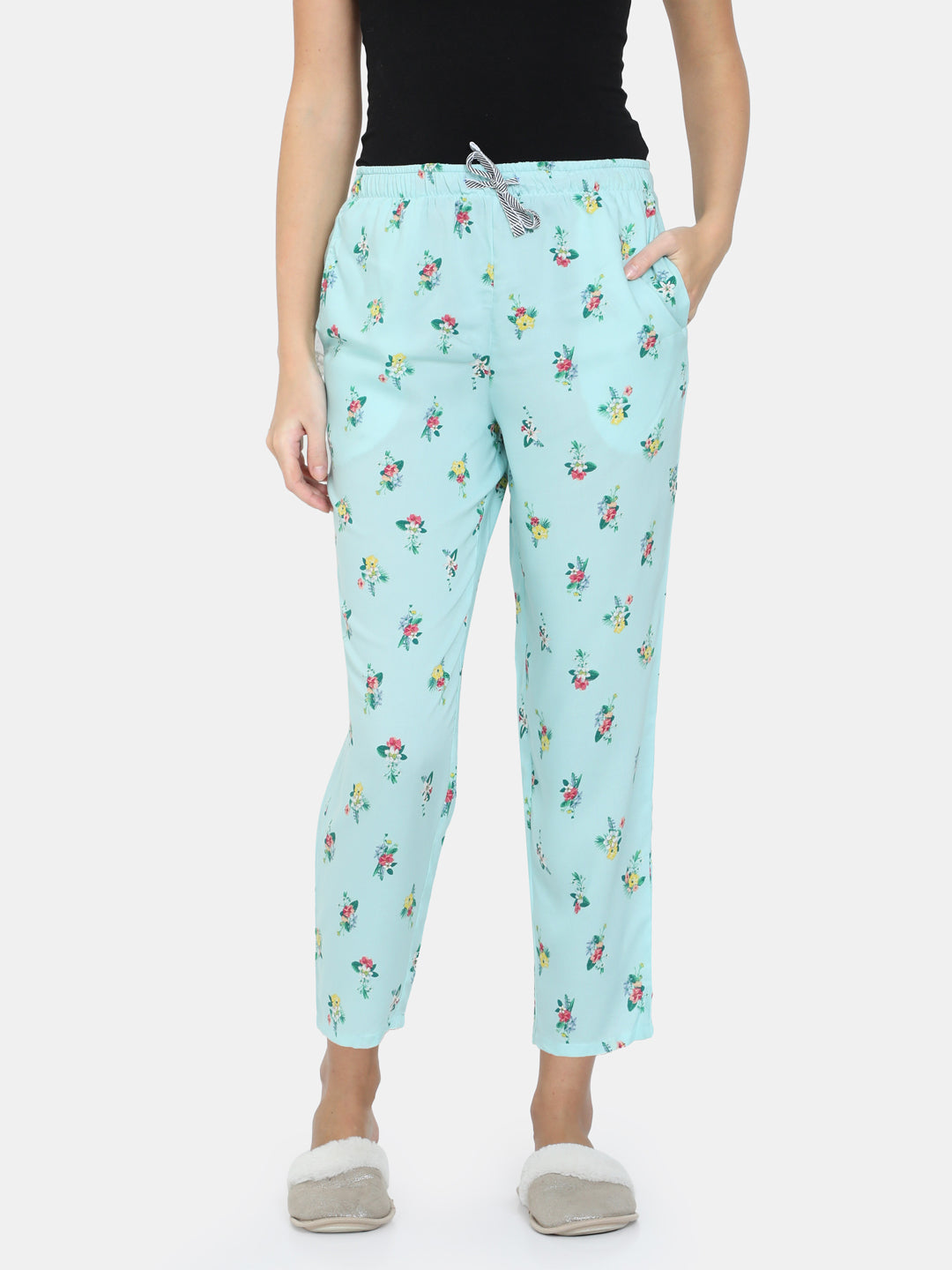 The Floral Essence Women Summer PJ Pant