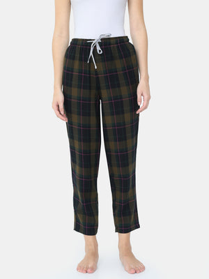 The Olive Grid Women PJ Pant