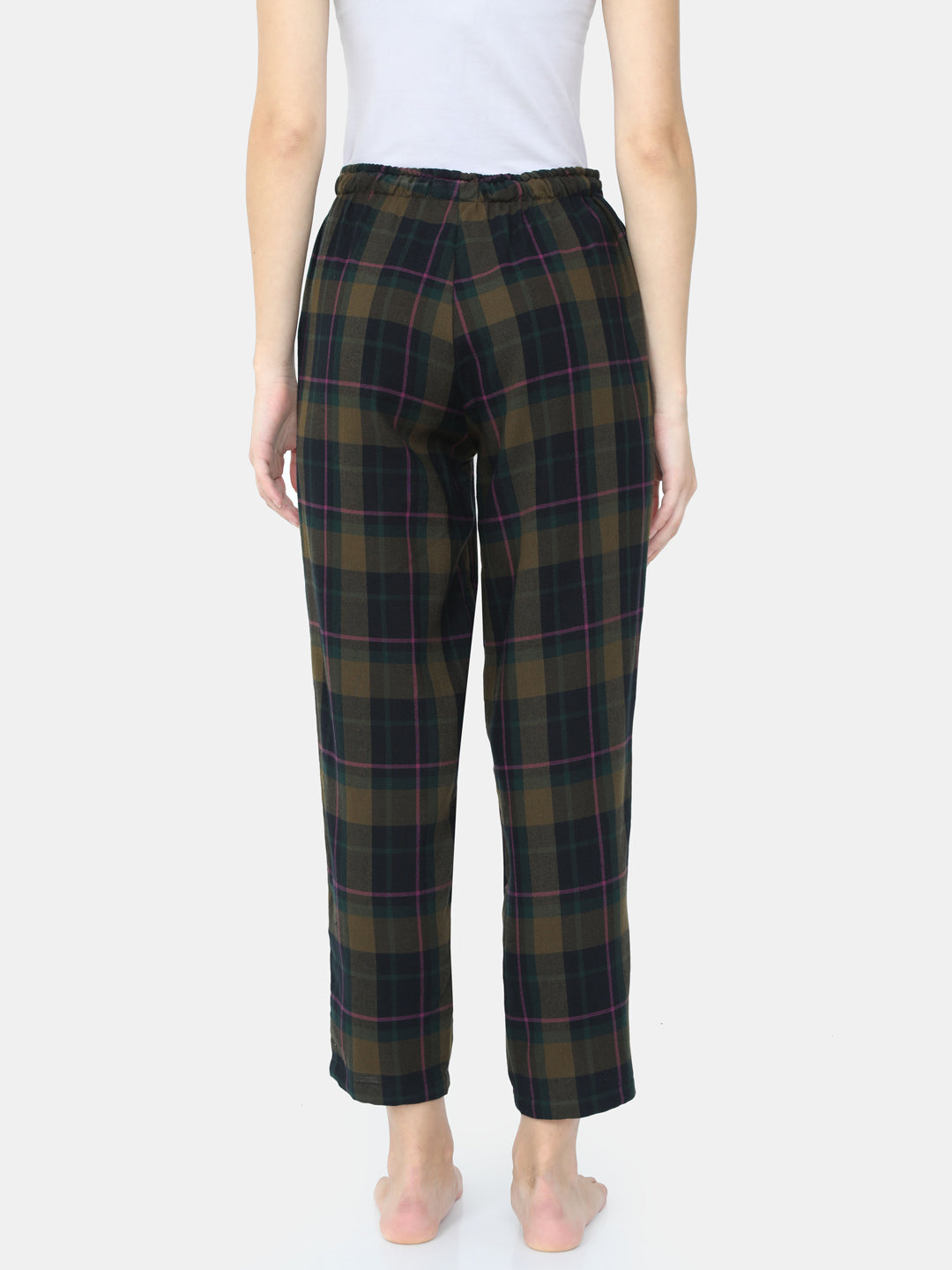 The Olive Grid Women PJ Pant