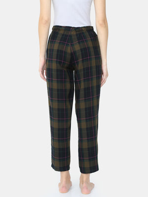 The Olive Grid Women PJ Pant