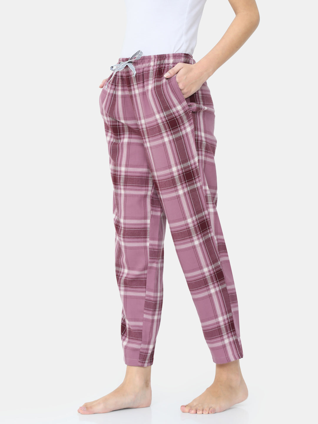 The Purple Plaid Women PJ Pant