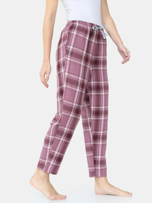 The Purple Plaid Women PJ Pant