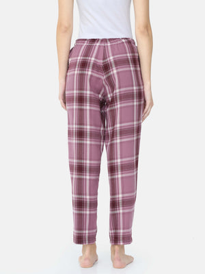 The Purple Plaid Women PJ Pant