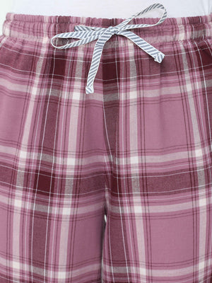 The Purple Plaid Women PJ Pant