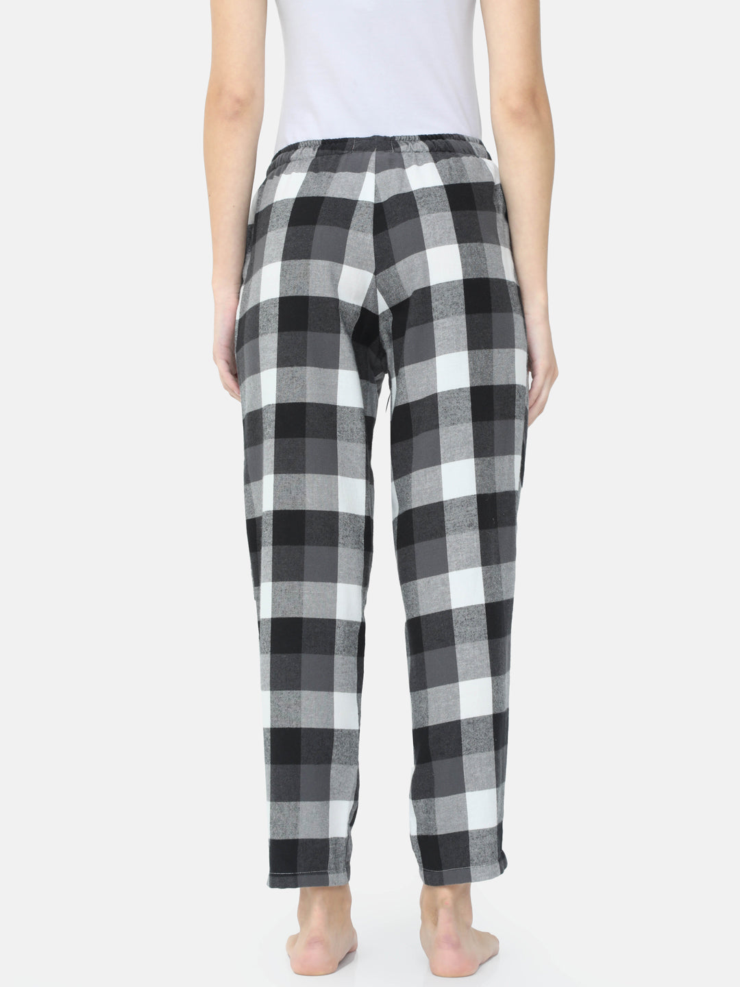 The Black & White Plaid Women PJ Pant