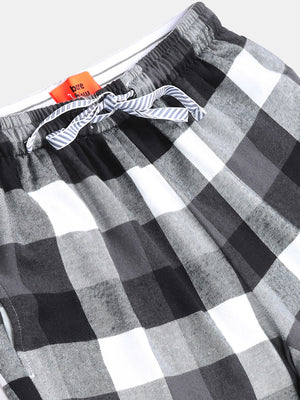 The Black & White Plaid Women PJ Pant