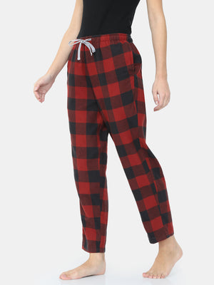 The Black Rad Plaid Women PJ Pant