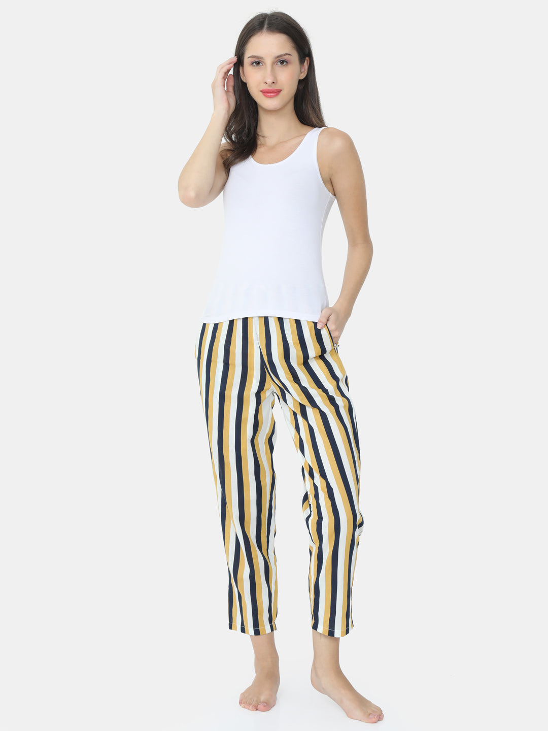 The Sunlight Turned Towards the Sea Women PJ Pant