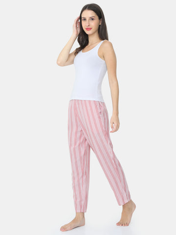 The Flamingo Walk Stripe Women PJ Pant