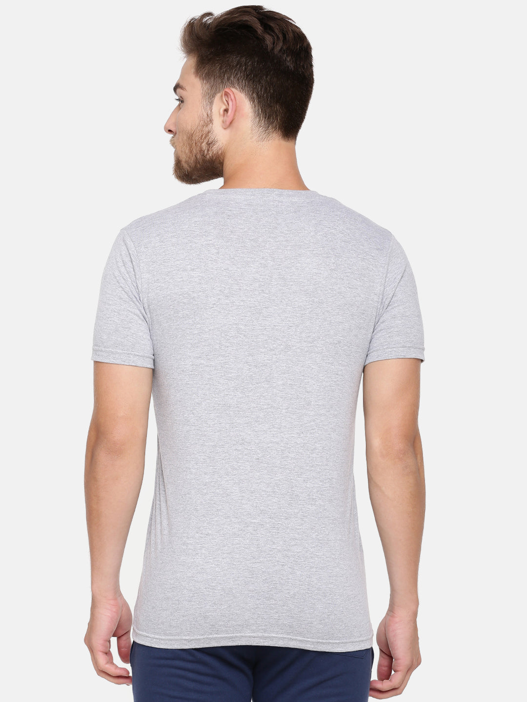 The Grey Melange Crew Tee