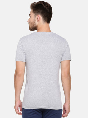 The Grey Melange Crew Tee