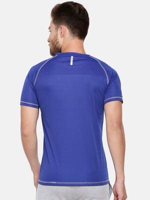 The Raglan Sleeve Athletic Tee - Royal Blue