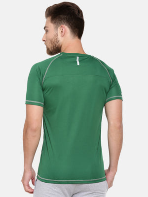 The Raglan Sleeve Athletic Tee - Topaz Green