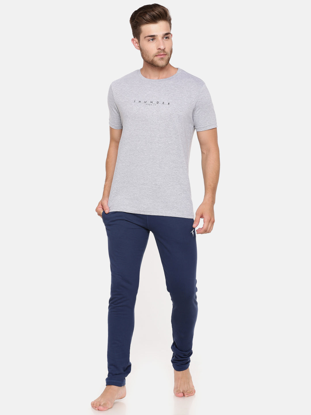The Grey Melange Crew Tee