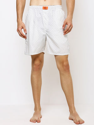 The Fret Block Print Boxer