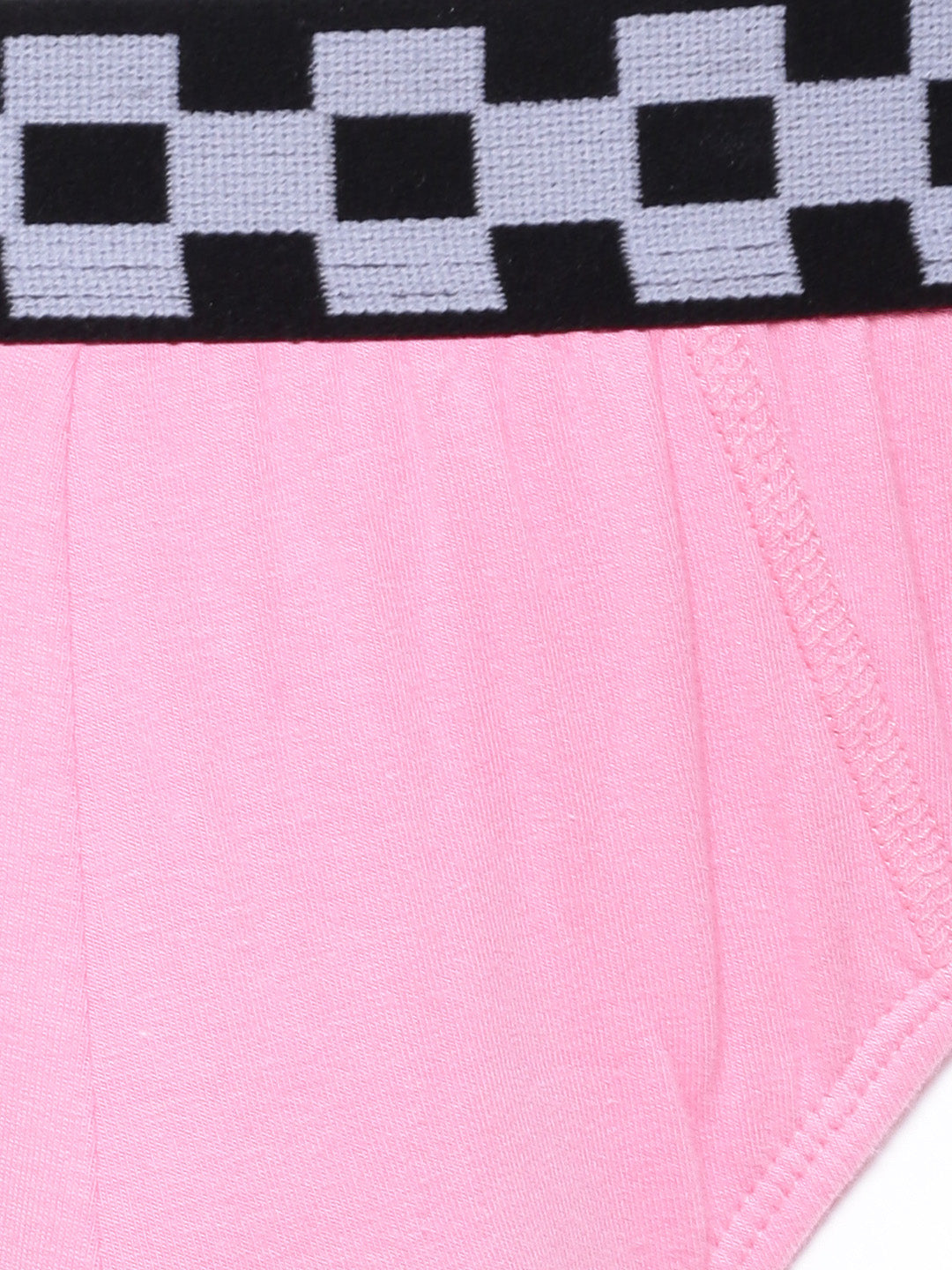 The Flamingo Pink with Racing Flag Briefs