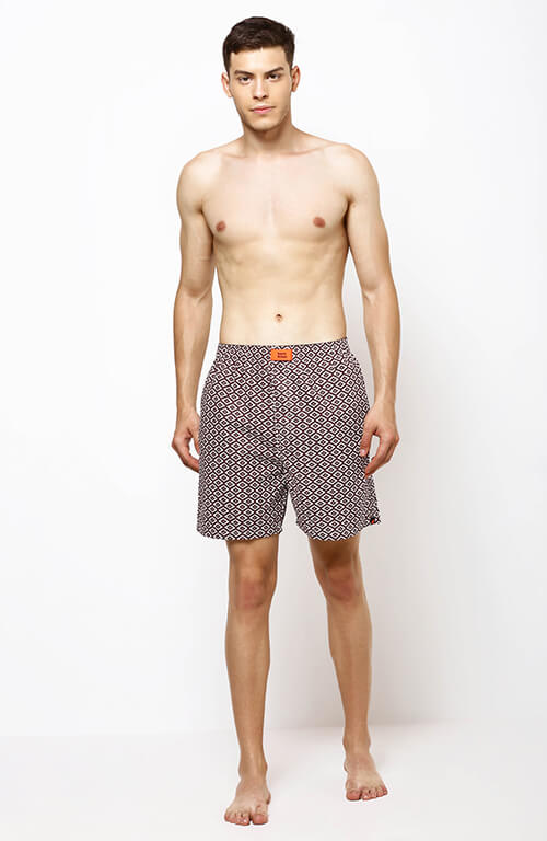 The Honeycomb Printed Boxer