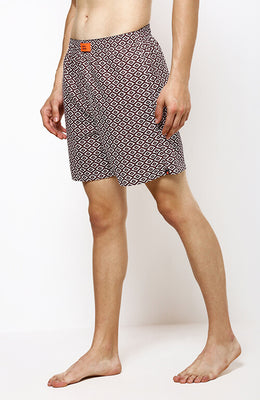 The Honeycomb Printed Boxer
