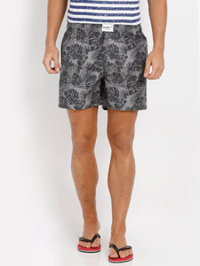 Bareblow Woven Boxers with Tropical Print