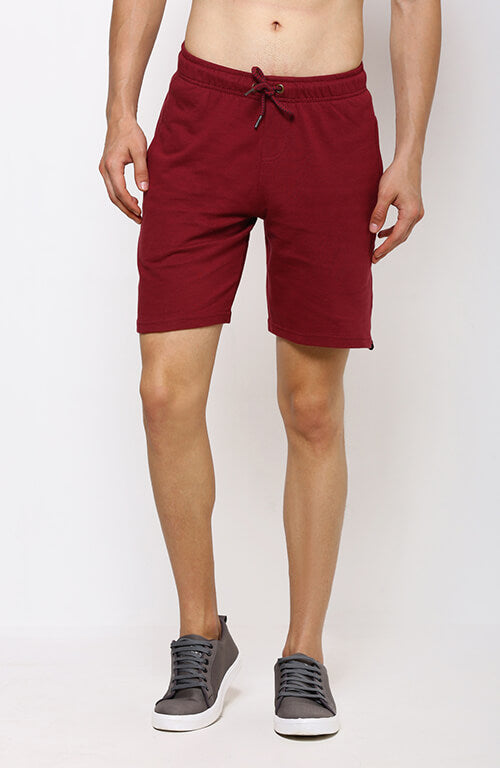 The Royal Maroon Everywear Shorts