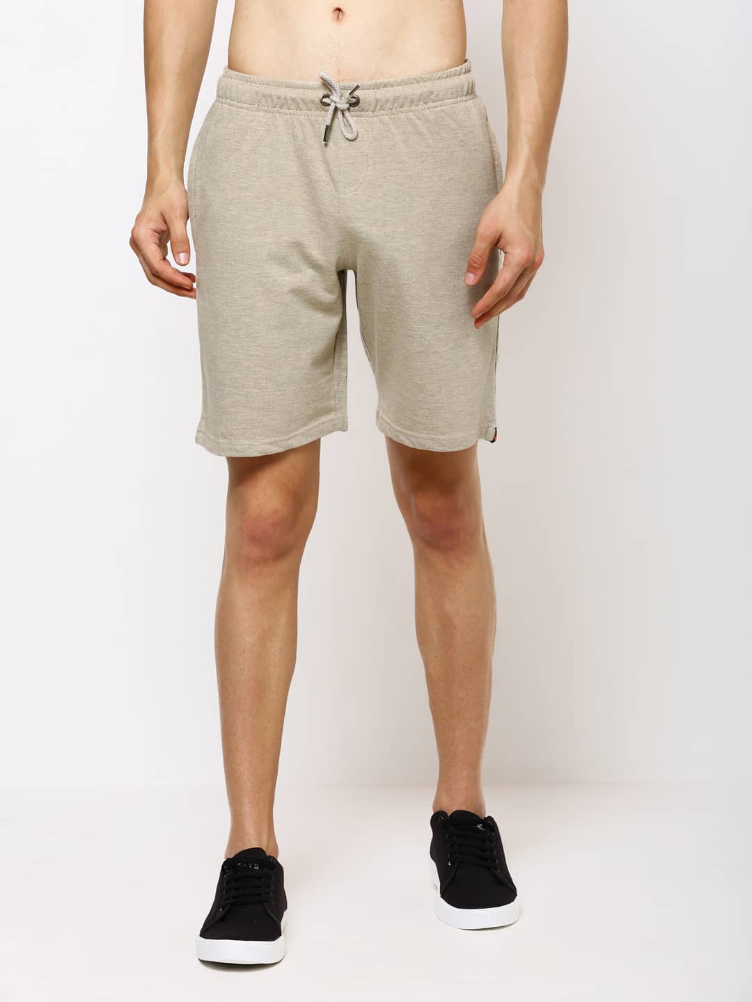 The Agreeable Beige Easy Shorts