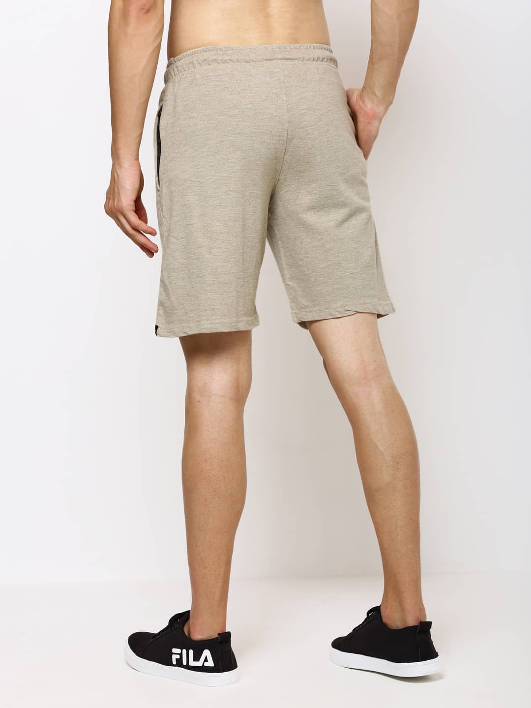 The Agreeable Beige Easy Shorts
