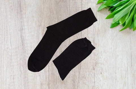 Space Dye Originals Calf Socks - Black