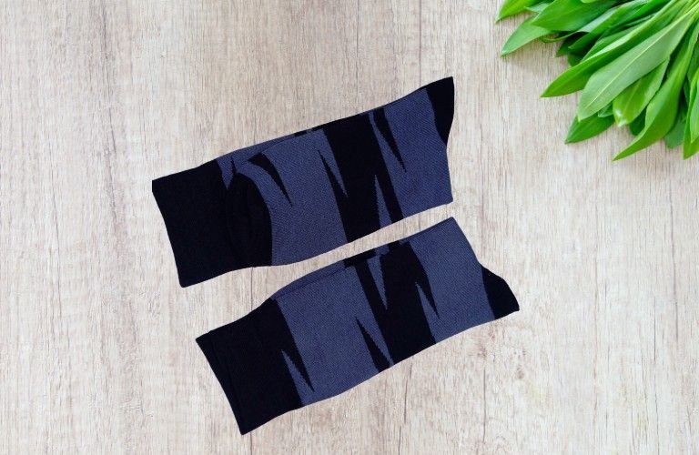 Calf Socks Blue Black