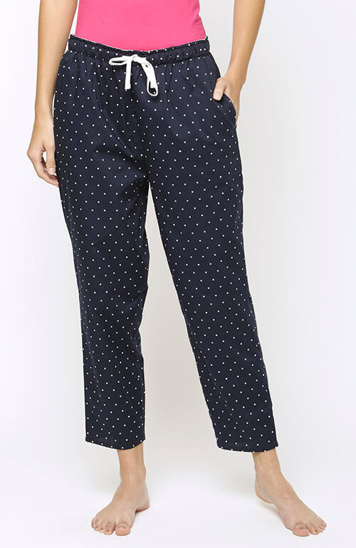 The Blue Moon Polka Women Summer Pant