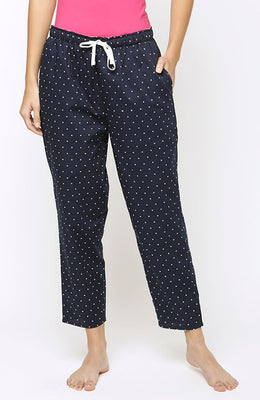 The Blue Moon Polka Women Pant