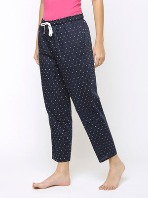 The Blue Moon Polka Women Pant