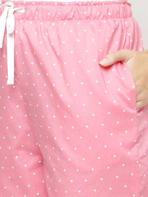 The Pink Stone Polka PJ Pant