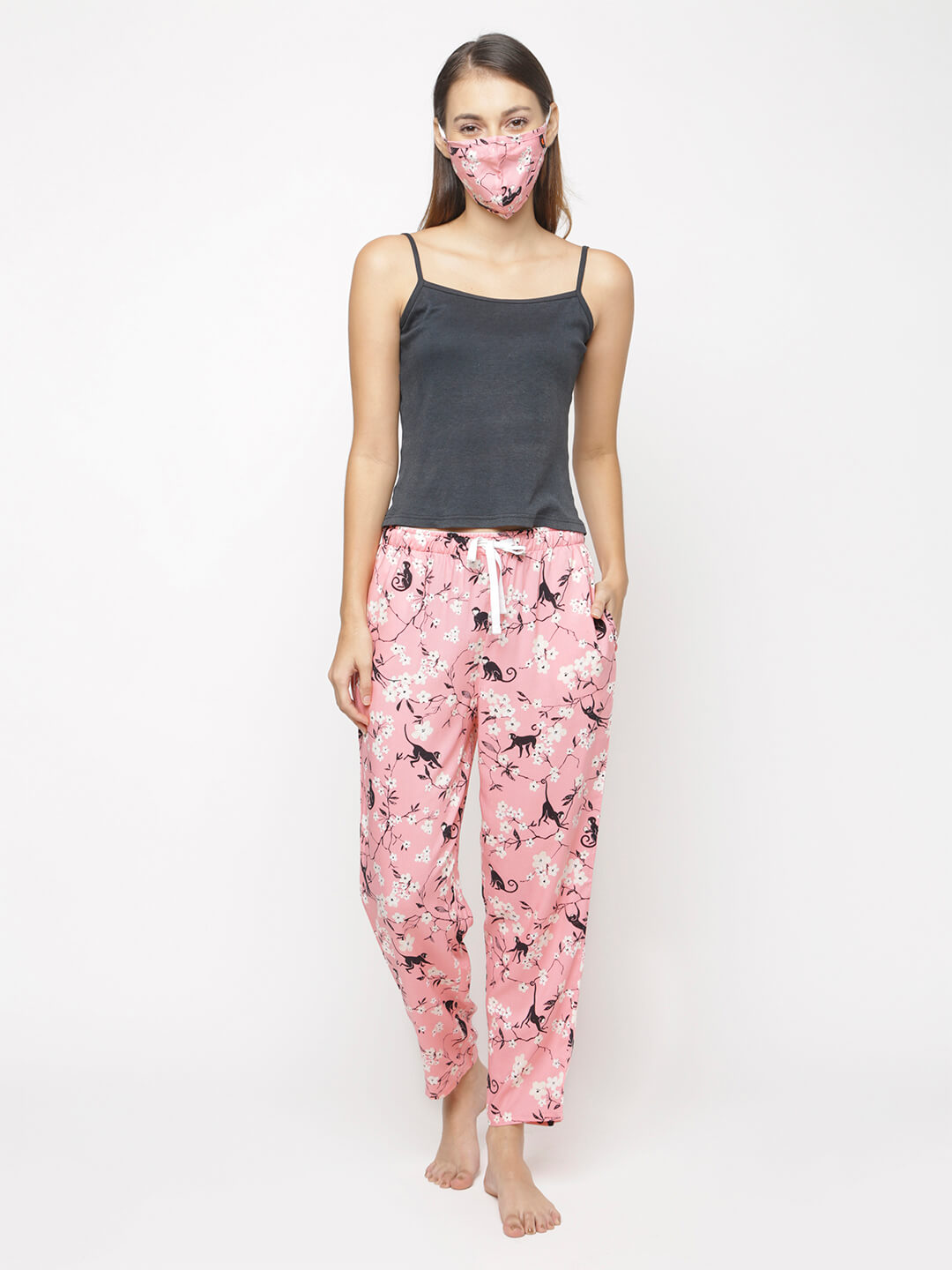 The Monkey Hanging Branch Women PJ Pant