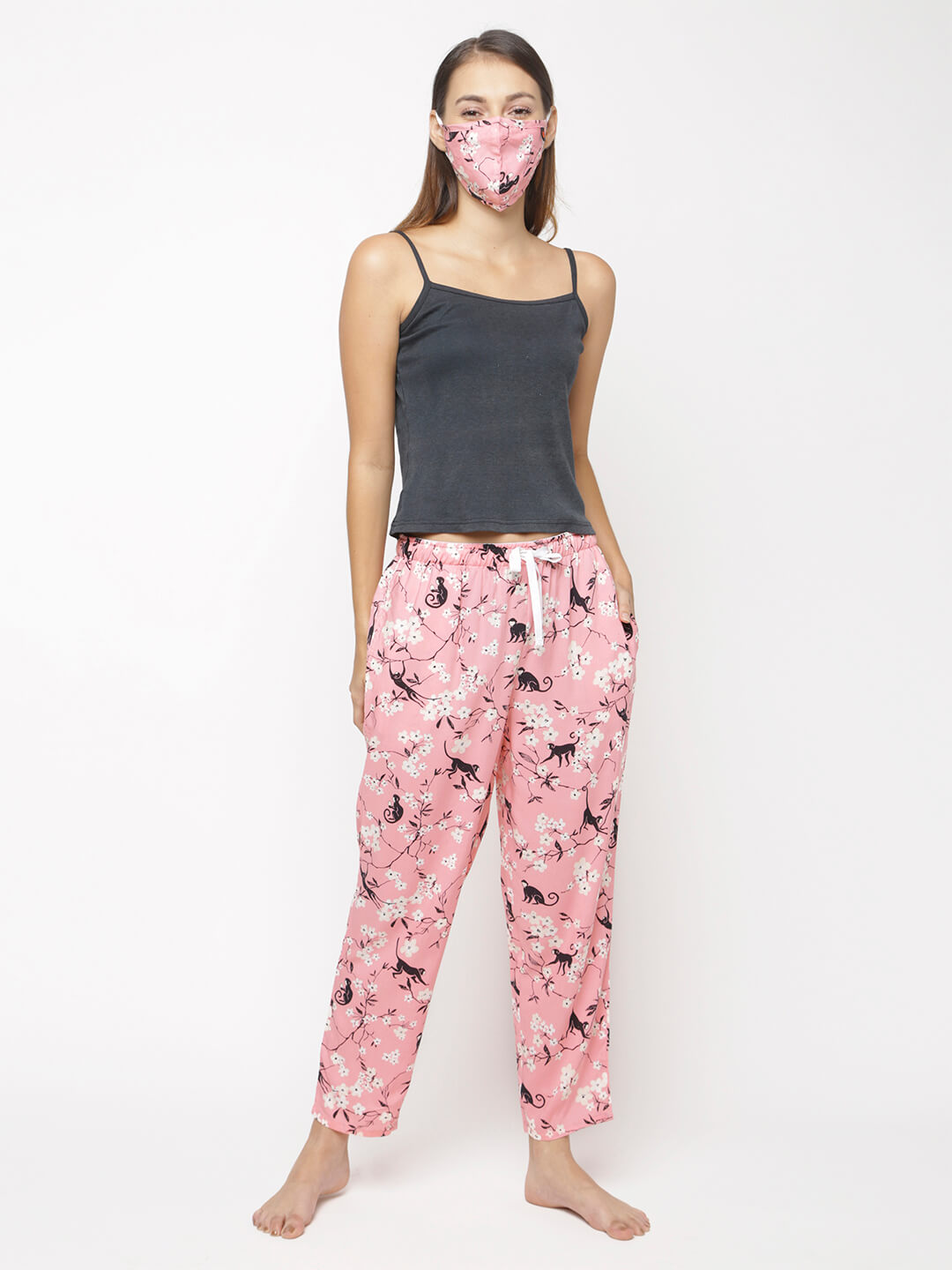 The Monkey Hanging Branch Women PJ Pant