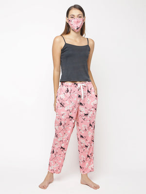 The Monkey Hanging Branch Women PJ Pant