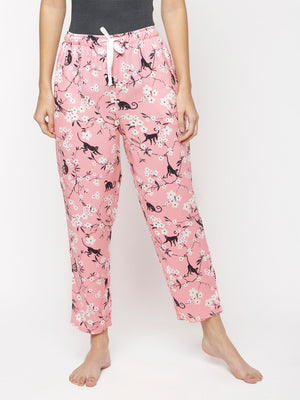 The Monkey Hanging Branch Women PJ Pant