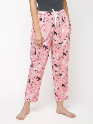 The Monkey Hanging Branch Women PJ Pant