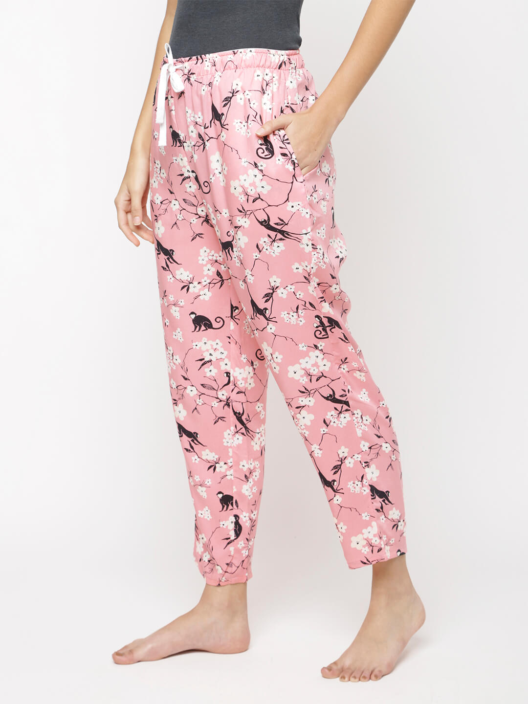 The Monkey Hanging Branch Women PJ Pant