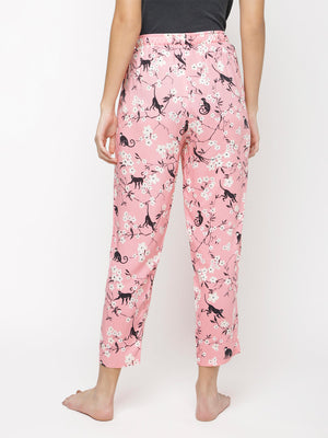 The Monkey Hanging Branch Women PJ Pant